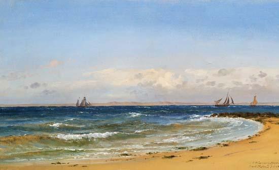 unknow artist Coastal_scene_from_Northern_Holland oil painting picture